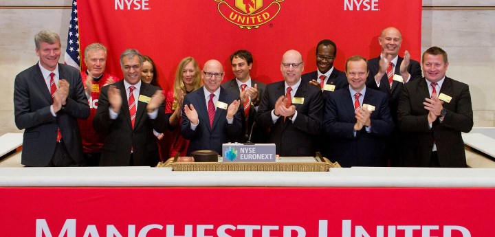 Manchester United Opening Bell at the NYSE