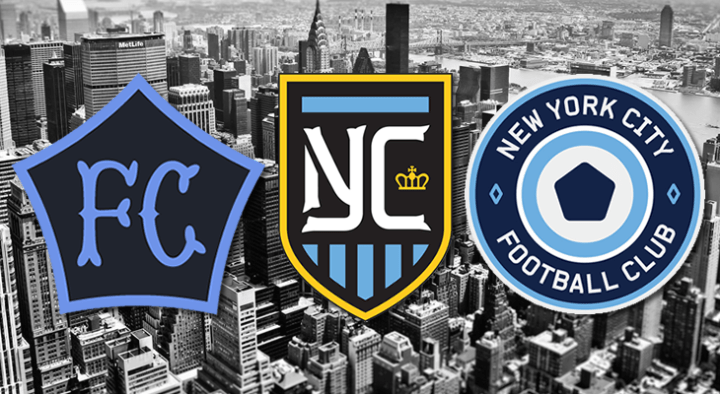 while there have been a load of suggested brand proposals for the new NYCFC, these submissions from M.Willis, DigbyLabs and Hyperakt were the cream of the crop.
