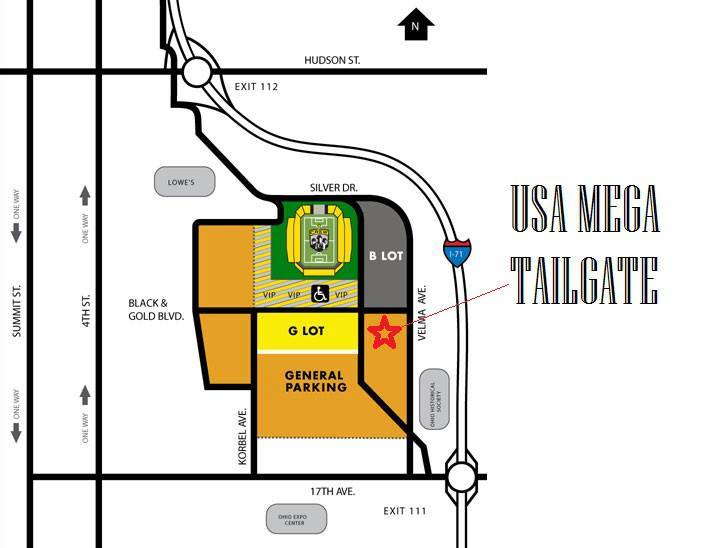 USA Mega Tailgate Map