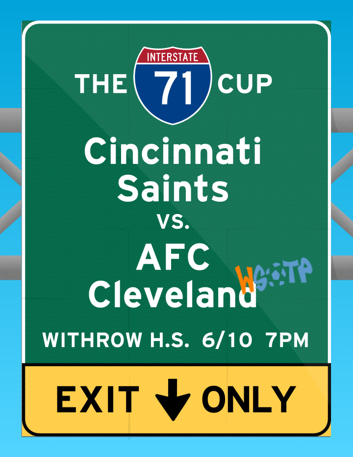 WSOTP - Cincinnati Saints Matchday Poster 3