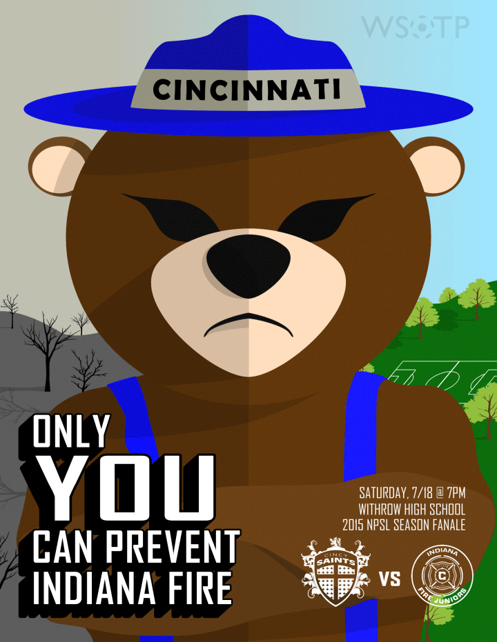 WSOTP - Cincinnati Saints Matchday Poster 6